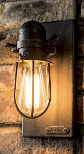 Landhaus-Wandleuchten & Wandlampen von Robers Leuchten Industrial LED-Wandleuchte WL3629