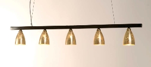 Moderne Sonderangebote - Sale bei Hängeleuchten & Hängelampen von Holländer Leuchten Hängeleuchte 5-flg. ALICE TRAVE 300 K 15153 W