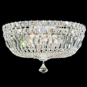 Klassische  für den Flur von SCHONBEK Petit Crystal Deluxe Kristalldeckenleuchte 5893E-40S