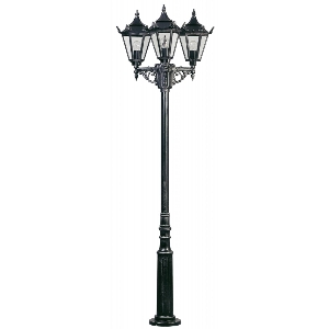 Klassische Außenleuchten & Außenlampen von Albert Leuchten Mastleuchte 3-fl. Typ Nr. 2049 602049