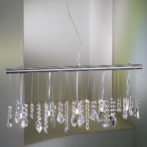 Moderne  fürs Wohnzimmer von KOLARZ Leuchten Stretta Luster mit SPECTRA® Swarovski 104.85.5